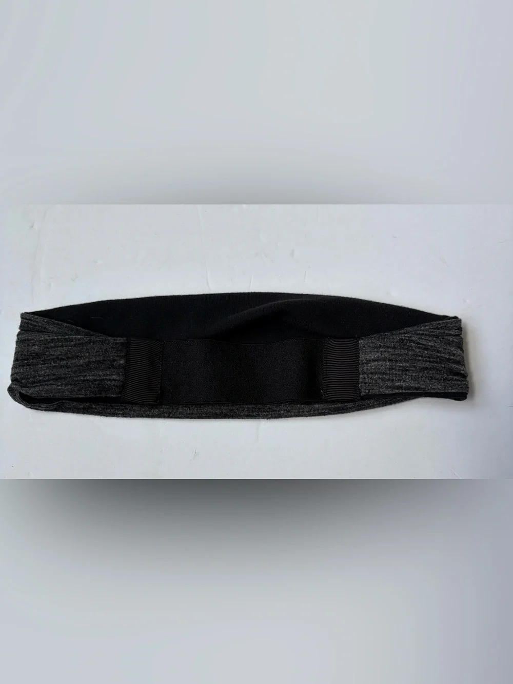 Lululemon Black & Charcoal Twist Headband + Speckled Blue/White Headband